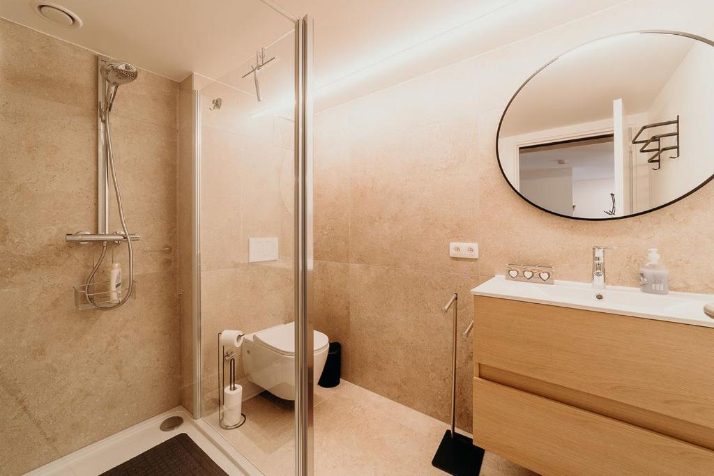 Tiny Stone Apartman Maredret Kültér fotó